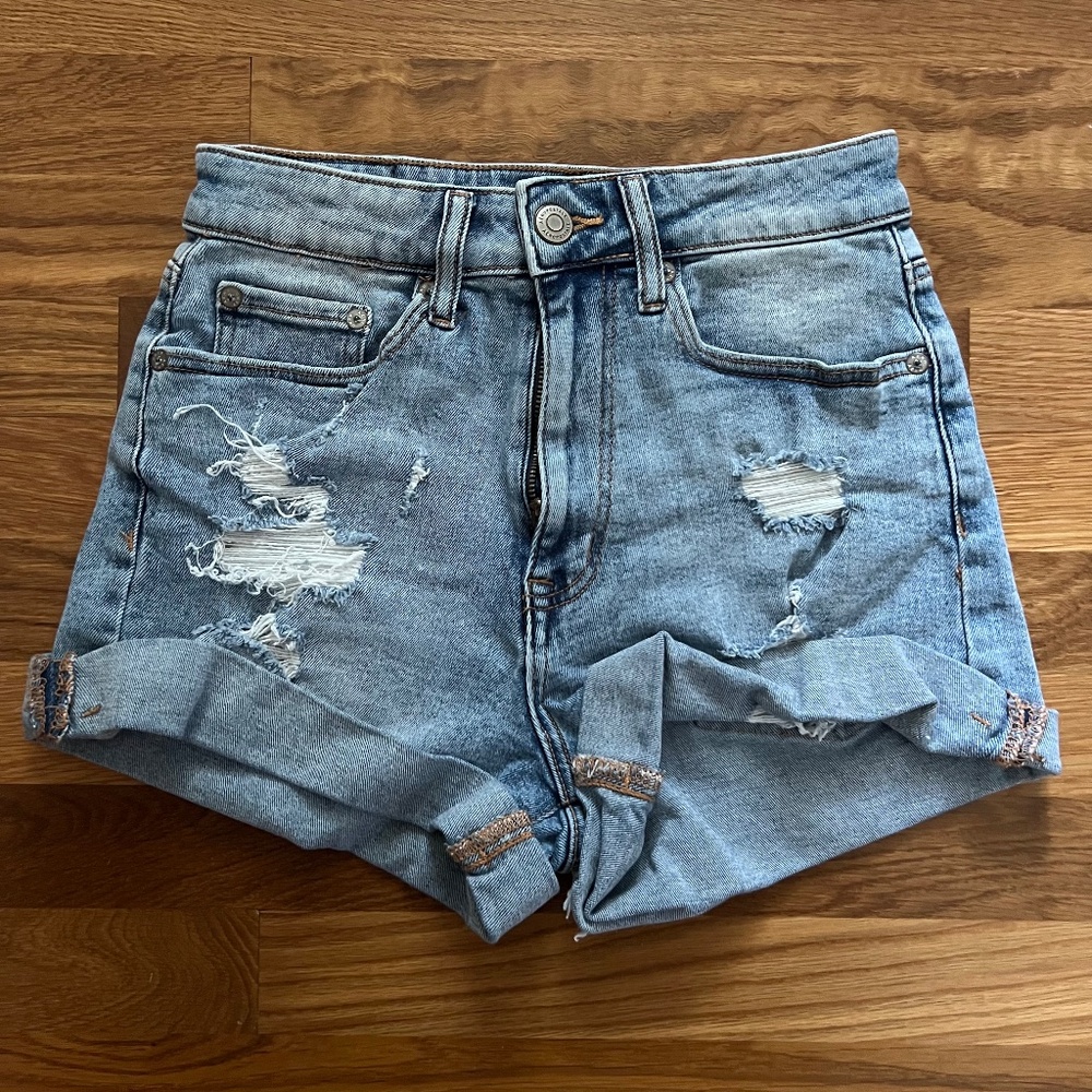 Aeropostale Mom Jean Shorts